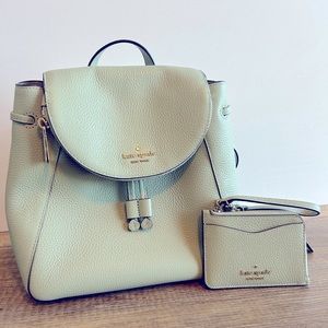 Like NEW KATE SPADE BOOKBAG PURSE with matching ID change purse